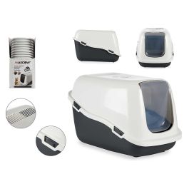 Mascow Arenero Cubierto de Plástico con Filtro Antracita 40x30x57 cm (12 Unidades) Precio: 156.50000003. SKU: S3609187