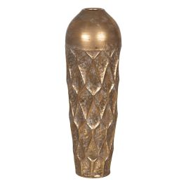 Jarrón Dorado Hierro 25 x 25 x 75 cm Precio: 61.49999966. SKU: B1FTGQH974