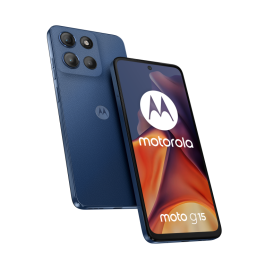 Motorola moto g15 6.72" Android 15, 512GB Almacenamiento, 8GB RAM, Cámara 50MP, Batería 5200 mAh, Azul Marina Precio: 247.50000055. SKU: B1JSHC62CD