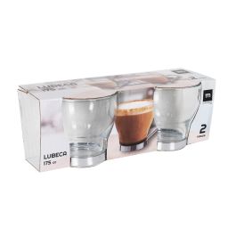 Set de 2 Vasos para Té Lubeca 175 cc - La Mediterranea (36 Cajas) Set de 2 Vasos para Té Lubeca 175 cc - La Mediterranea (36 Cajas)