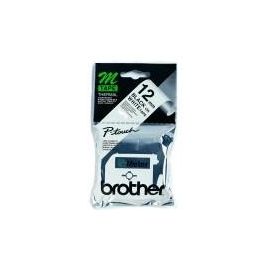 BROTHER Cinta No laminada Blanco/ negro 12 mm Precio: 13.50000025. SKU: B1GPJMCG74