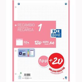 Oxford Recambio Classic 120 Hojas A4 Sueltas 90 gr 5x5 mm 4 Taladros 1 Banda Color Rosa Chicle Precio: 4.49999968. SKU: B16QZAJ4Y9