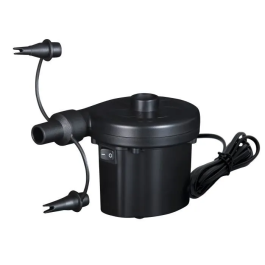 Bestway Colchón Inflable Doble Flocado + Bomba Eléctrica Sidewinder + Bolsa para 2 Plazas - Azul