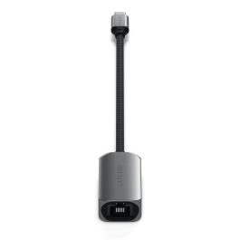 Satechi Adaptador USB-C a Ethernet 2.5 Gigabit, cable trenzado, carcasa de aluminio, plug & play