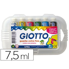 Giotto Tempera 7,5 ml Estuche 6 Colores Surtidos Precio: 6.50000021. SKU: B1876LAMJH