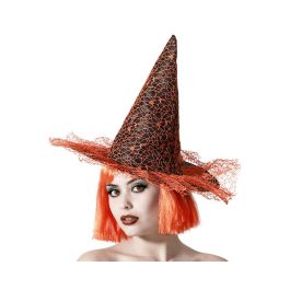 Sombrero Bruja Naranja Telaraña Ala Desflecada Halloween Precio: 2.8435. SKU: B1924PQKXM