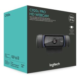 Logitech 960-001252 Cámara Web Full HD 1920 x 1080 Pixeles USB Negro