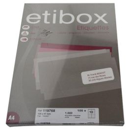 Etiquetas Adh.Impr. A4 Blanca Caja 100H C.Rectos 105X 57 Mm 1.000 Uds. Precio: 8.79000023. SKU: B1D3LBJT7F