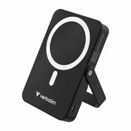 Verbatim Power Bank 10K mAh Carga Inalámbrica y USB-C PD 20W, Negro