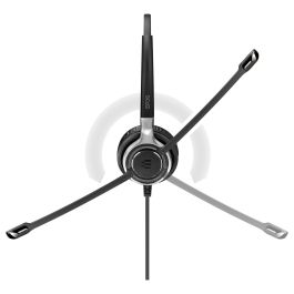 EPOS Auriculares Diadema Alámbrico Impact SC 660 para Llamadas/Música, Binaurales, Negro/Plata