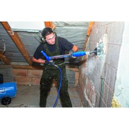 Scheppach AERO 2 SPADE Herramienta neumática universal 5 en 1 con boquilla, rascador, 3 cinceles, 6.3 bar