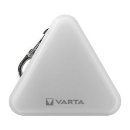 Varta Luz de seguridad magnética multiusos, 5 modos de luz, resistente al agua IP54, con imán y mosquetón, 45h autonomía