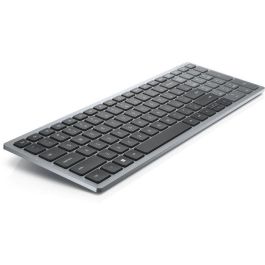 Dell Kb740 Teclado Inalámbrico RF + Bluetooth Qwerty Nórdico Gris, Negro