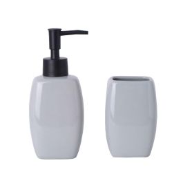 Set de Baño Versa Gris Cerámica Precio: 6.99620064. SKU: B17FMJFRQ5