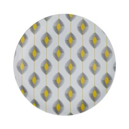 Home Deco Factory Plato Postre Zeste melamina 20 cm diseño ácido, limones, hojas b-n Precio: 2.50000036. SKU: B1HK6NJW44