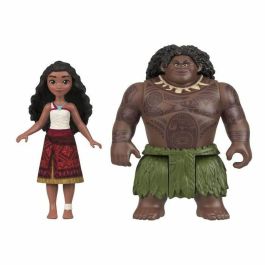 Mattel Pack 2 Mini Muñecos Vaina Y Maui Vaiana 2 JDD45 Disney +3 Años