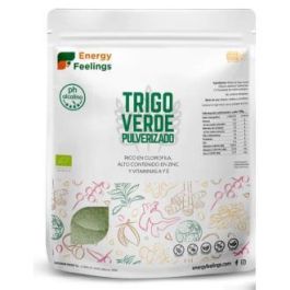 ENERGY FEELINGS Trigo Verde Pulverizado 1Kg. Ecológico Vegano. Alto en Zinc, Vitaminas A y E. Alcalinizante digestivo. ENERGY FEELINGS Trigo Verde Pulverizado 1Kg. Ecológico Vegano. Alto en Zinc, Vitaminas A y E. Alcalinizante digestivo. Precio: 32.5900003. SKU: B1D29TC5EE