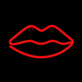 Lampara Forever Neon Led Lips Red Lampara Forever Neon Led Lips Red