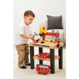 Ecoiffier Banco de trabajo grande con 28 accesorios - A partir de 18 meses