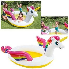 Piscina hinchable unicornio 272x193x104 cm