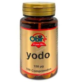 OBIRE Yodo 150 mcg, 100 comprimidos. Complemento alimenticio para el bienestar general, dosis diaria recomendada Precio: 8.5000003. SKU: B16PXNFFQR