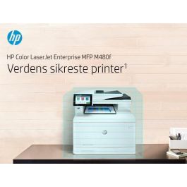 HP 3QA55A LaserJet Enterprise MFP M480f Impresora Láser Color Multifunción, Dúplex, ADF, Fax, 27 ppm, Empresa