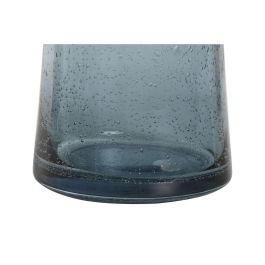 DKD Home Decor Jarra Basicos de Cristal Azul 1.1 Litros, 19.7 cm Alto, Apta Microondas y Lavavajillas