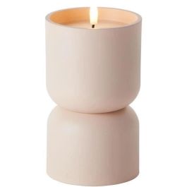 Lámpara de mesa para exterior - BRILLIANT - LOVERE - Plástico - 3 W - Forma de vela - Beige y marrón claro