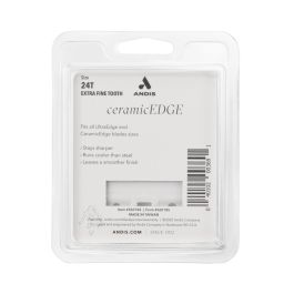 Andis Recambio Cuchilla Cerámica 24 Dientes Finos para un Acabado Suave y Limpio, Compatible con Cuchillas Desmontables Estándar