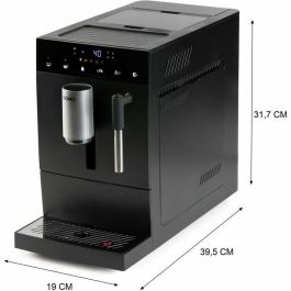 Domo DO1150K Cafetera Espresso Automática con Molinillo, 1350 W, 19 bar, 125 g Café, Negra