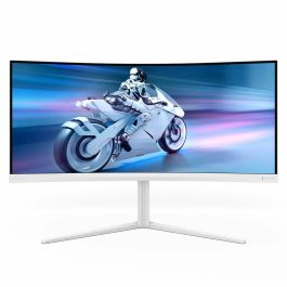 Philips Monitor Curvo 34M2C5501A 34 Pulgadas WQHD 1ms 180Hz VA 2xHDMI DP USB Blanco
