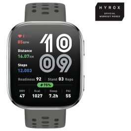 Amazfit W2435EU3N Reloj Inteligente 5 cm (1.97") AMOLED Pantalla Táctil Plata GPS