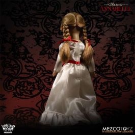 MEZCO TOYZ Figura Annabelle Living Dead Dolls 25cm con Ropa de Tela y 5 Puntos de Articulación