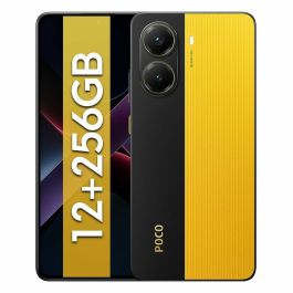 Xiaomi POCO X7 Pro 5G 256GB Negro/Amarillo - Móvil 12GB RAM, Cámara 50MP OIS, Batería 6000mAh HyperCharge 90W, Pantalla AMOLED 1.5K 120Hz IP68