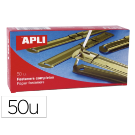 Apli Fasteners Metálicos Completo Dorado 50 Fastener Precio: 3.95000023. SKU: BIX11831