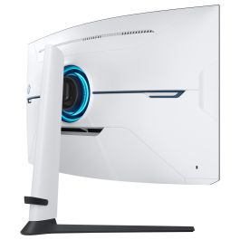 Samsung LS32BG850NPX Monitor Gaming 32 Pulgadas, 4K UHD, Mini-LED, Quantum HDR 2000, 240Hz, 1ms, Curvo 1000R, Freesync Premium Pro, G-Sync Compatible, Blanco