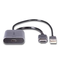 Lindy Convertidor HDMI a USB-C con Alimentación USB - Soporte 4K@60Hz para PC, Blu-ray, Monitores y Displays