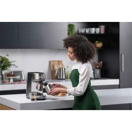 Sage Cafetera Espresso Manual Bambino INOX, Portafiltros 54 mm, 19 g, ThermoJet, Texturizado Leche, PID Sage Cafetera Espresso Manual Bambino INOX, Portafiltros 54 mm, 19 g, ThermoJet, Texturizado Leche, PID