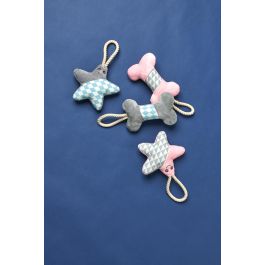Mordedor de perro Hunter Salima Con cuerda Estrella de mar Gris Cachorros Mordedor de perro Hunter Salima Con cuerda Estrella de mar Gris Cachorros