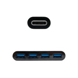 Adaptador USB-C a USB NANOCABLE 10.16.4401-BK (10 cm) 10 cm Adaptador USB-C a USB NANOCABLE 10.16.4401-BK (10 cm) 10 cm