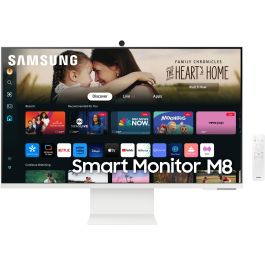 Samsung S32DM801UU Monitor Smart M80D 32" 4K Ultra HD LED Blanco con Tizen y Altavoces Precio: 587.4999999. SKU: B196Q38YT9