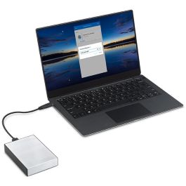 Seagate One Touch Disco Duro Externo 1TB con Protección por Contraseña Plata