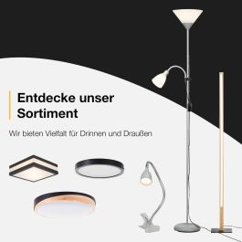 Brilliant Lámpara de Pared TODD-Outdoor con Detector H29cm Blanco Brillante