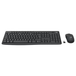 Logitech MK370 Combo Teclado y Ratón Inalámbrico Logi Bolt USB. Teclado de tamaño completo resistente a salpicaduras y ratón silencioso para oficina.