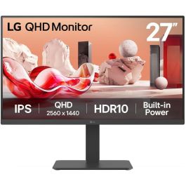 LG 27BA45QB-B Monitor IPS de 27" Quad HD (2560x1440) 5ms 75Hz HDR10 con 2xHDMI, DisplayPort y Altavoces Negro Precio: 211.49999948. SKU: B1A6ZML4MJ