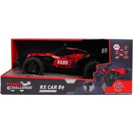 Coche Teledirigido - TURBO CHALLENGE - RX Car 89 093721 - Rojo - 1/12 - Batería Recargable y Pilas incluidas - Metal Coche Teledirigido - TURBO CHALLENGE - RX Car 89 093721 - Rojo - 1/12 - Batería Recargable y Pilas incluidas - Metal