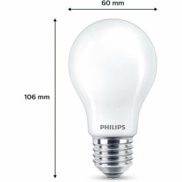 Philips Bombilla LED Clásica A60 E27 60W Blanco Cálido No Regulable Pack 3 Unidades