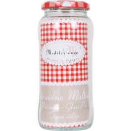Mediterraneo Bote Vidrio 580Cc con Tapa "Super 580" 7.6x17cm (12 Unidades)
