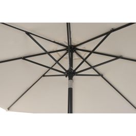 DKD Home Decor Parasol para Terraza y Jardín Marfil 265 x 250 x 265 cm