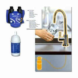 Brita Sistema de Filtración de Agua My Pure P1 con Grifo de Vía Única y Filtro P1000 Incluido